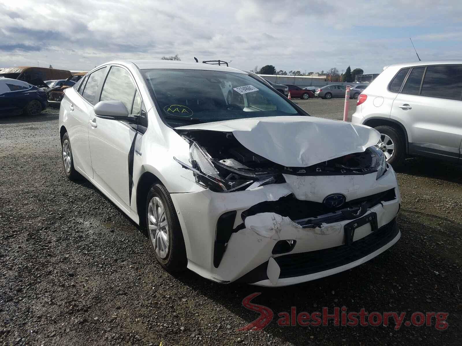 JTDKARFU1L3115620 2020 TOYOTA PRIUS