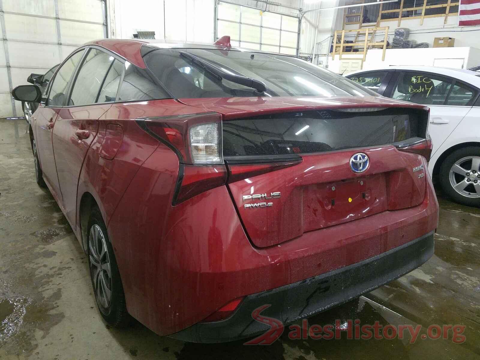 JTDL9RFU2K3009530 2019 TOYOTA PRIUS