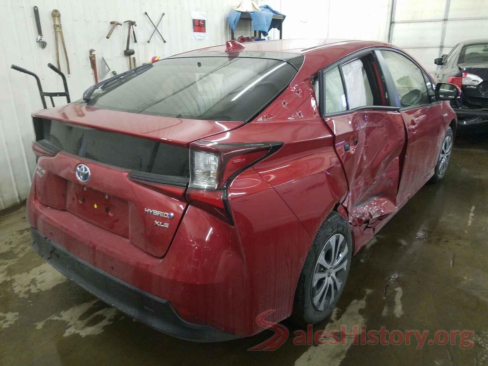 JTDL9RFU2K3009530 2019 TOYOTA PRIUS