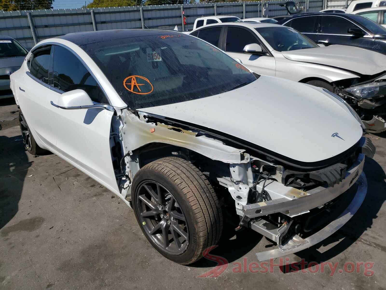 5YJ3E1EA0KF486514 2019 TESLA MODEL 3