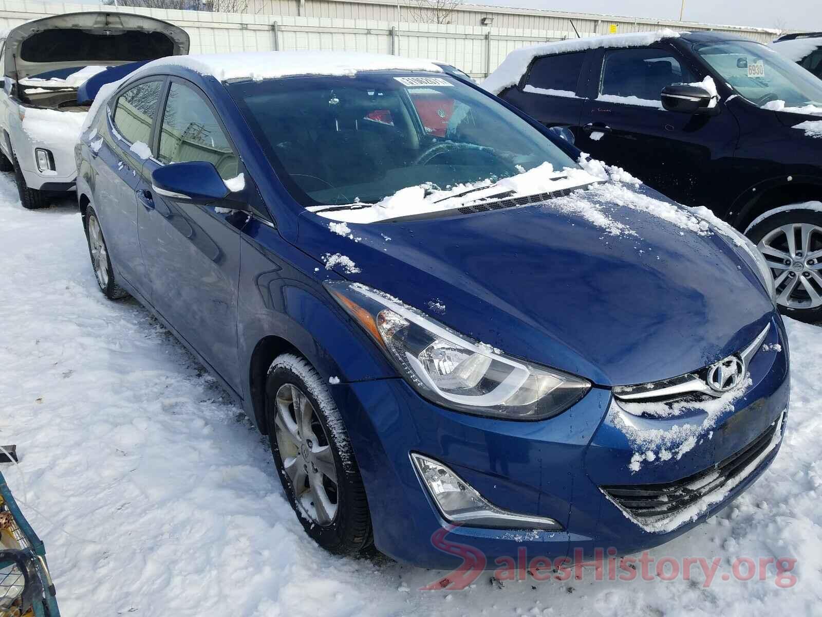 5NPDH4AE4GH781274 2016 HYUNDAI ELANTRA