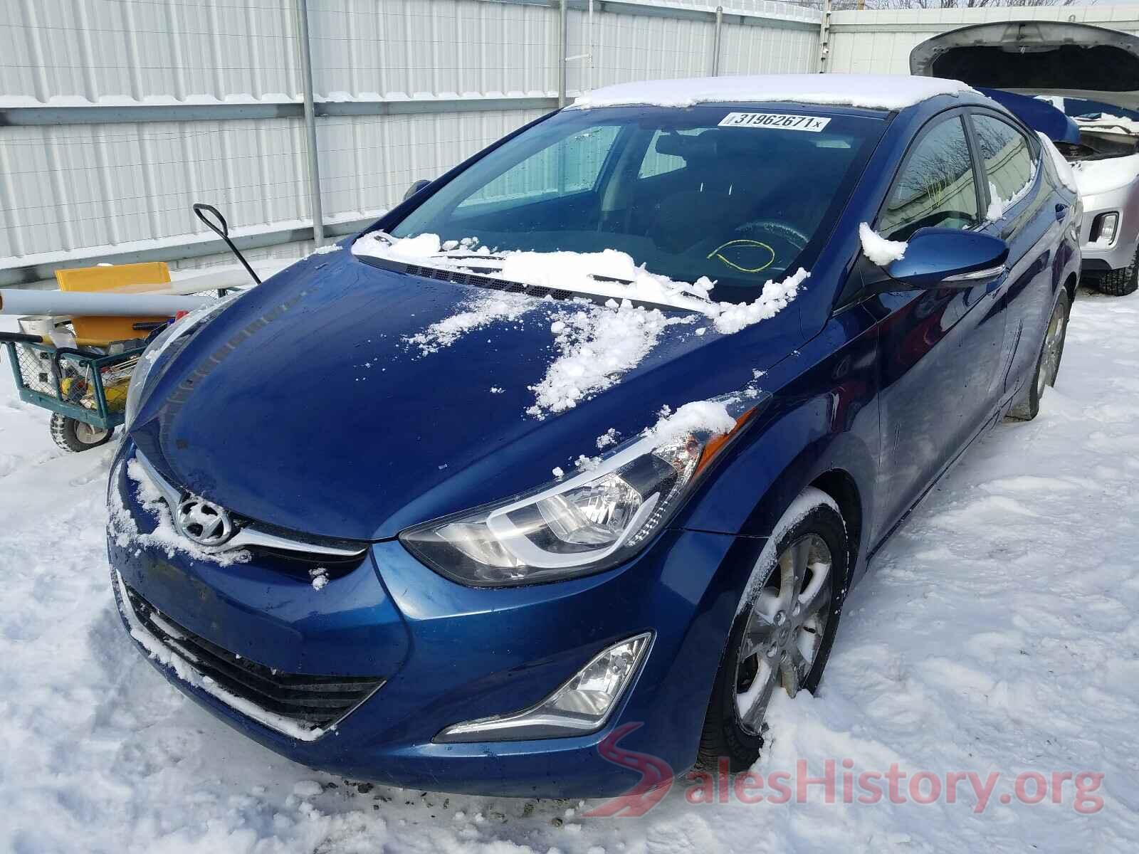 5NPDH4AE4GH781274 2016 HYUNDAI ELANTRA