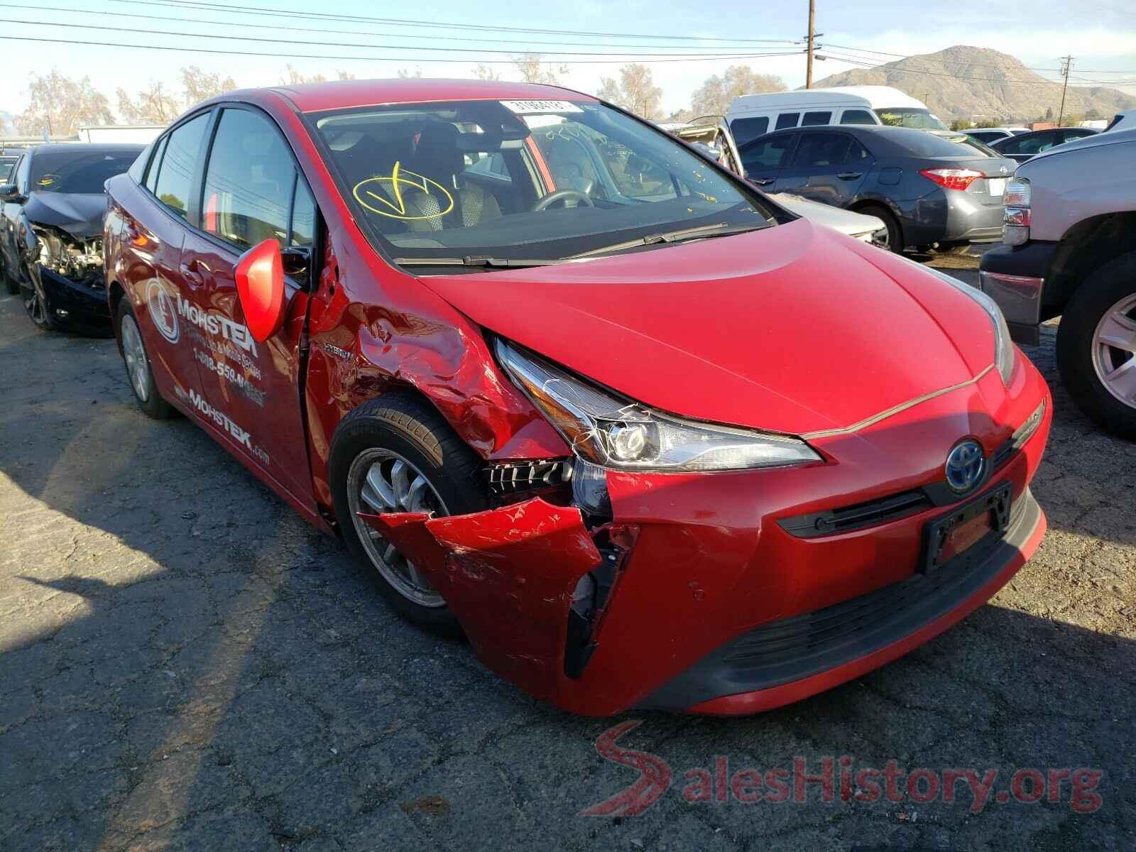 JTDKARFU9K3079576 2019 TOYOTA PRIUS