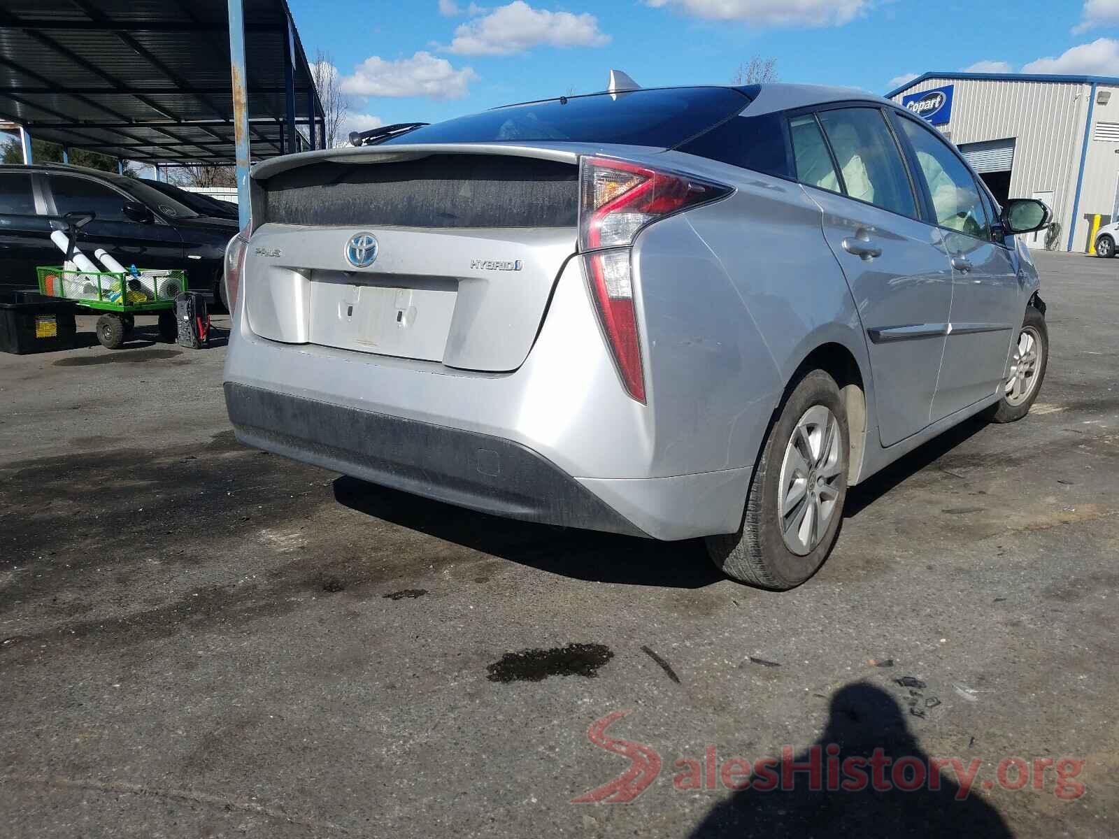 JTDKARFU7G3009677 2016 TOYOTA PRIUS