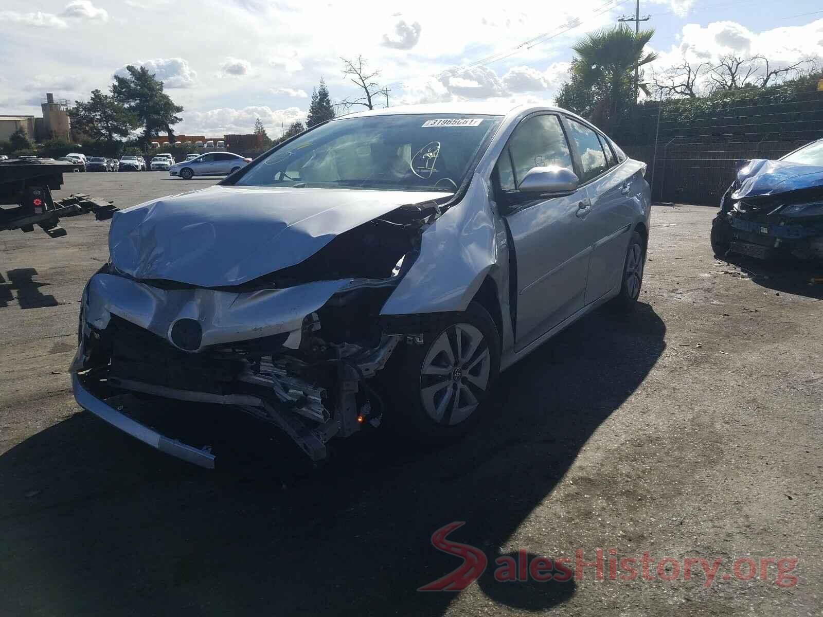 JTDKARFU7G3009677 2016 TOYOTA PRIUS