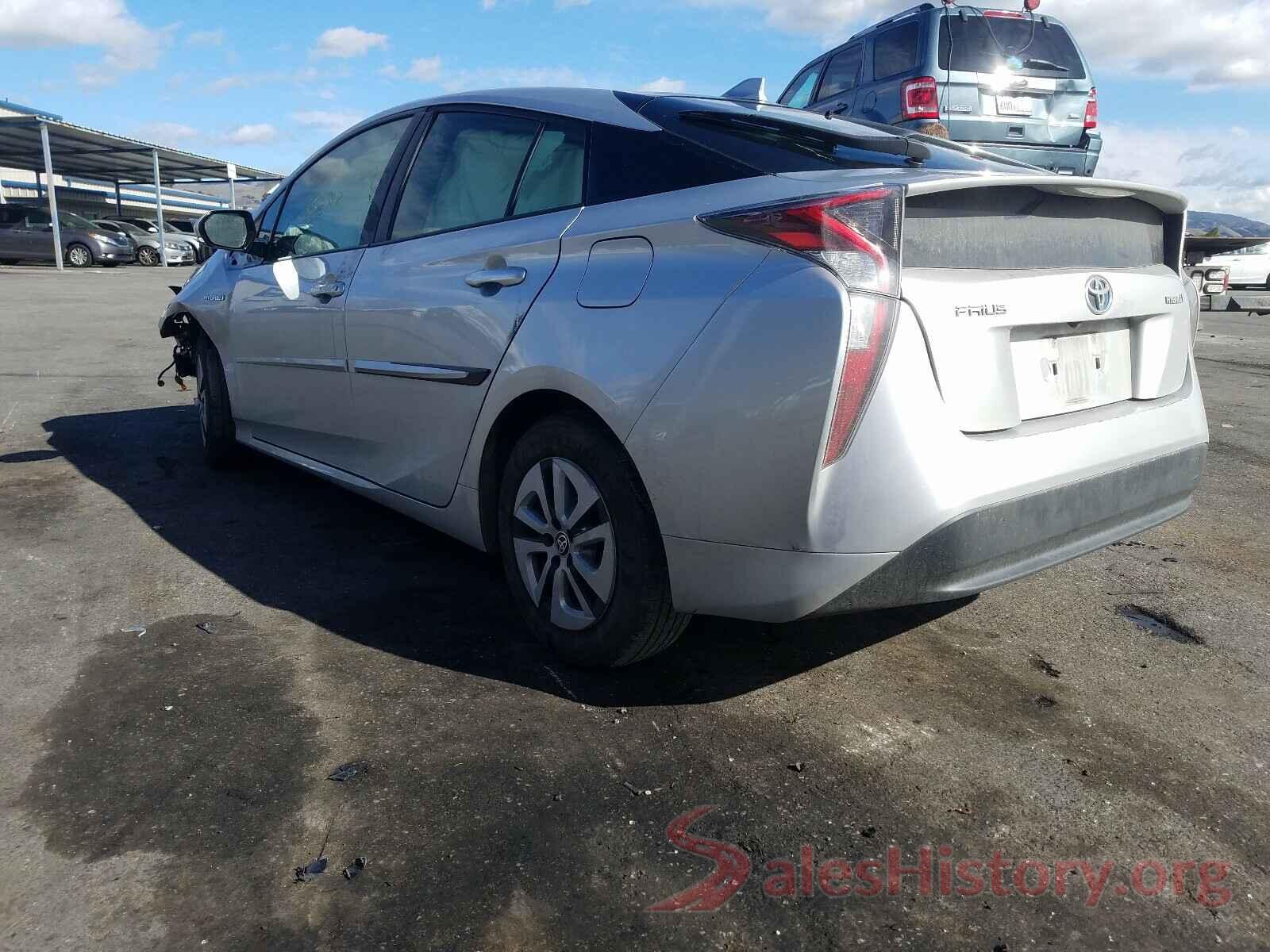 JTDKARFU7G3009677 2016 TOYOTA PRIUS