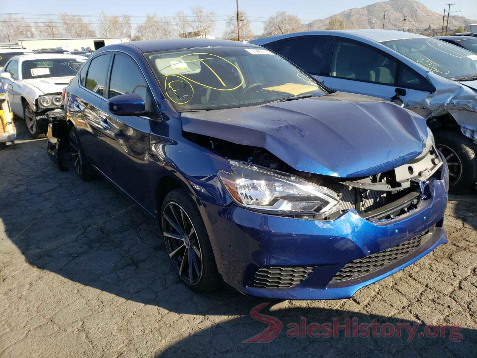 3N1AB7AP8KY425142 2019 NISSAN SENTRA