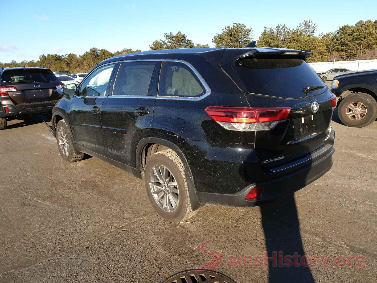 5TDJZRFH8KS614404 2019 TOYOTA HIGHLANDER