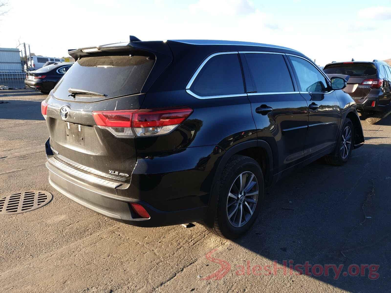 5TDJZRFH8KS614404 2019 TOYOTA HIGHLANDER