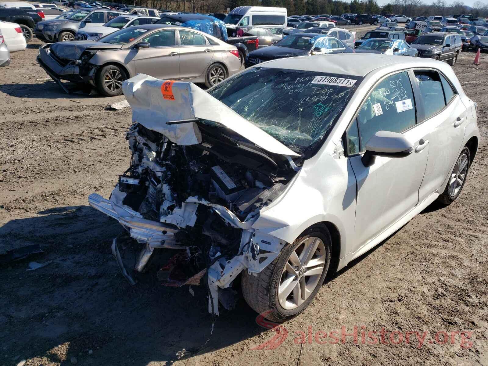 JTNK4RBE7K3000598 2019 TOYOTA COROLLA