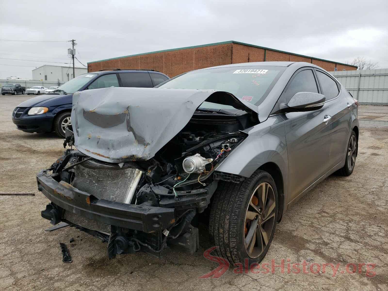 KMHDH4AE3GU595811 2016 HYUNDAI ELANTRA