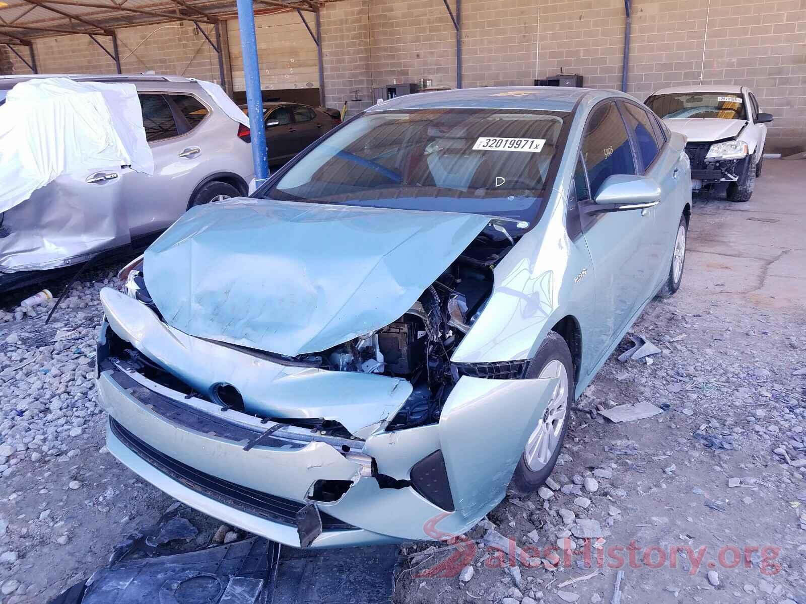 JTDKBRFU5G3009481 2016 TOYOTA PRIUS