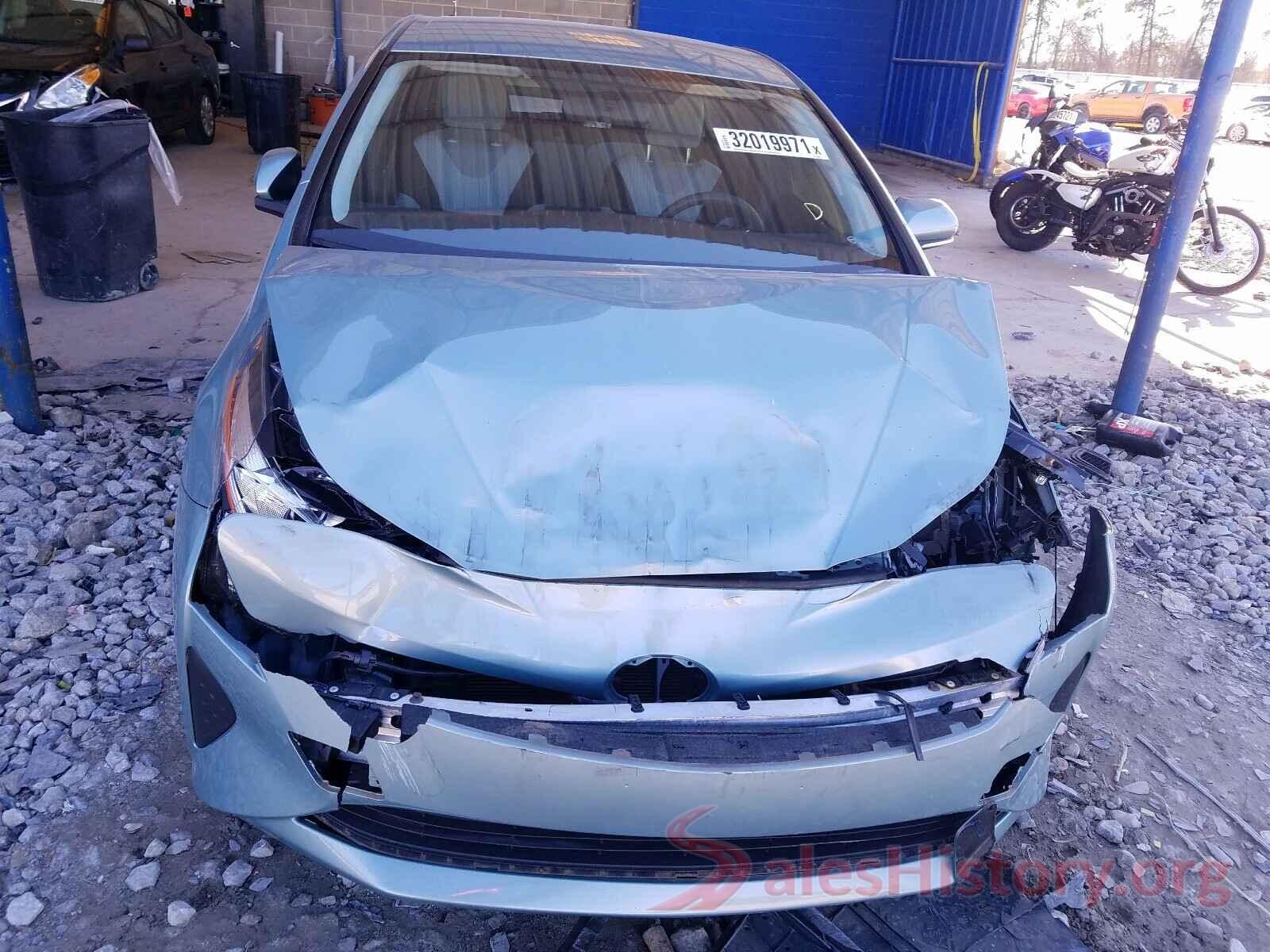 JTDKBRFU5G3009481 2016 TOYOTA PRIUS