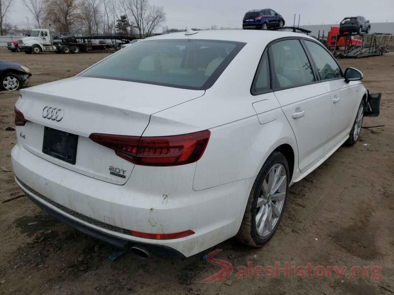 WAUDNAF44JA076736 2018 AUDI A4