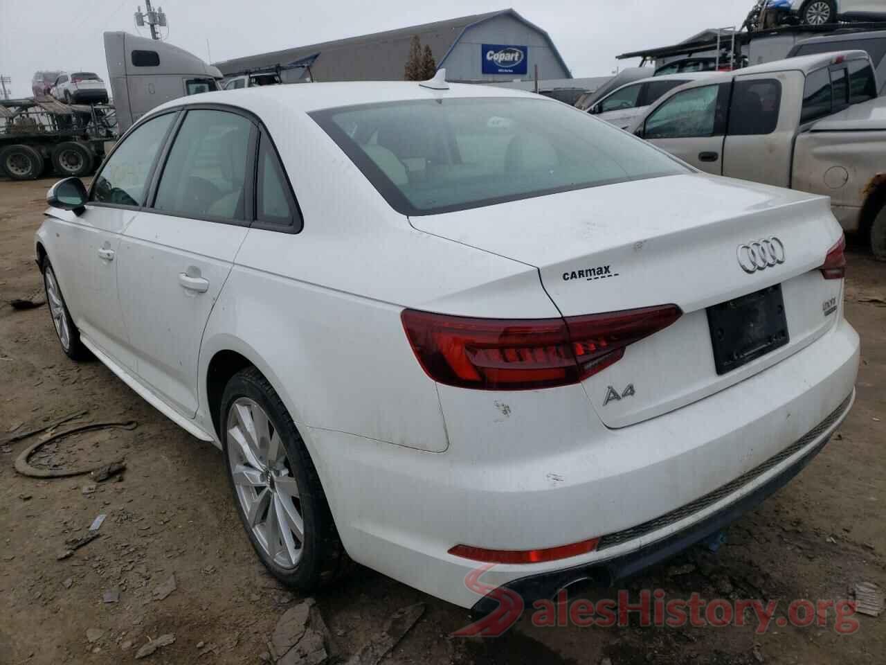 WAUDNAF44JA076736 2018 AUDI A4