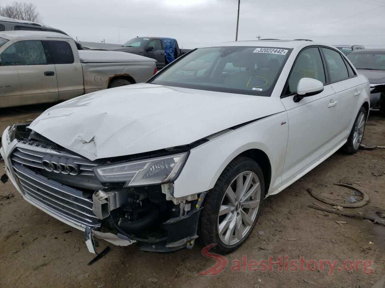 WAUDNAF44JA076736 2018 AUDI A4