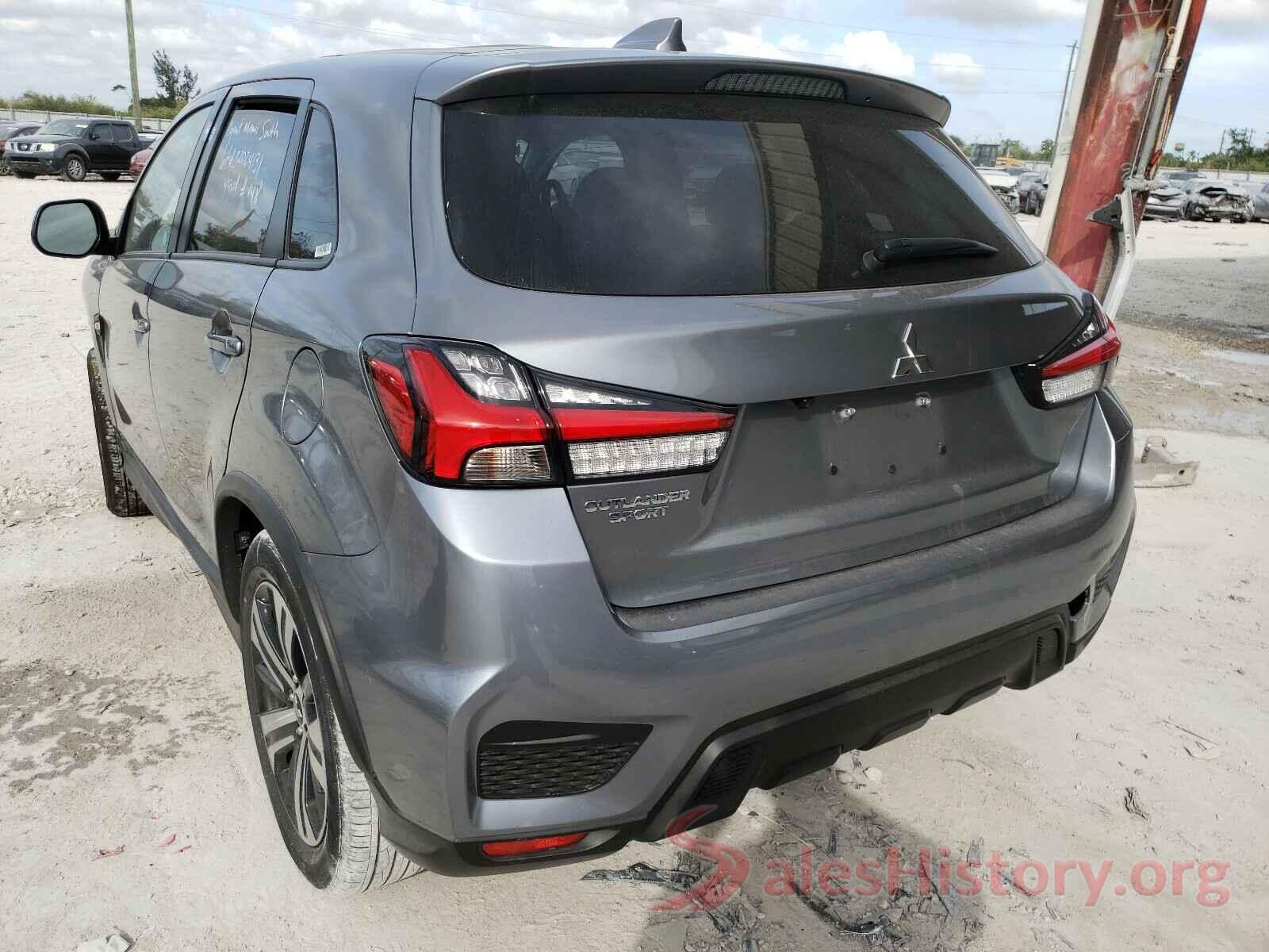 JA4AP3AU4LU017667 2020 MITSUBISHI OUTLANDER