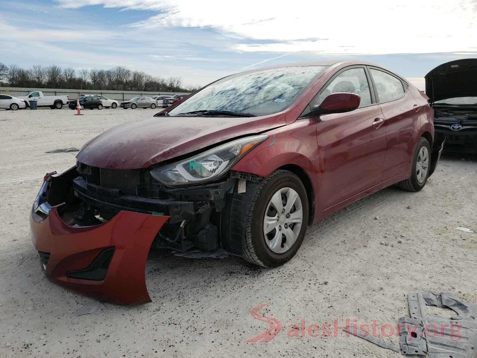 5NPDH4AE8GH772187 2016 HYUNDAI ELANTRA