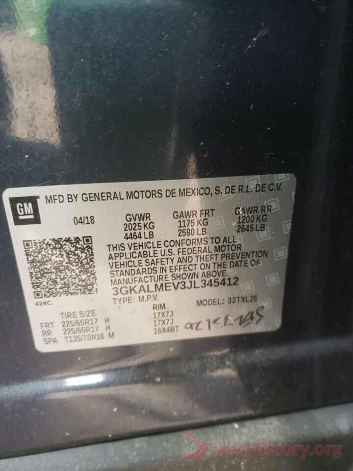 3GKALMEV3JL345412 2018 GMC TERRAIN