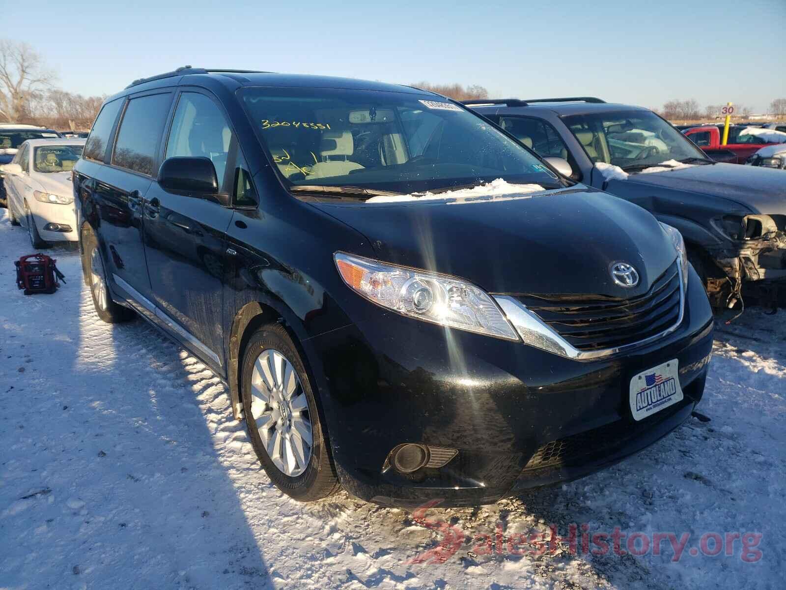 5TDJZ3DC4HS152856 2017 TOYOTA SIENNA