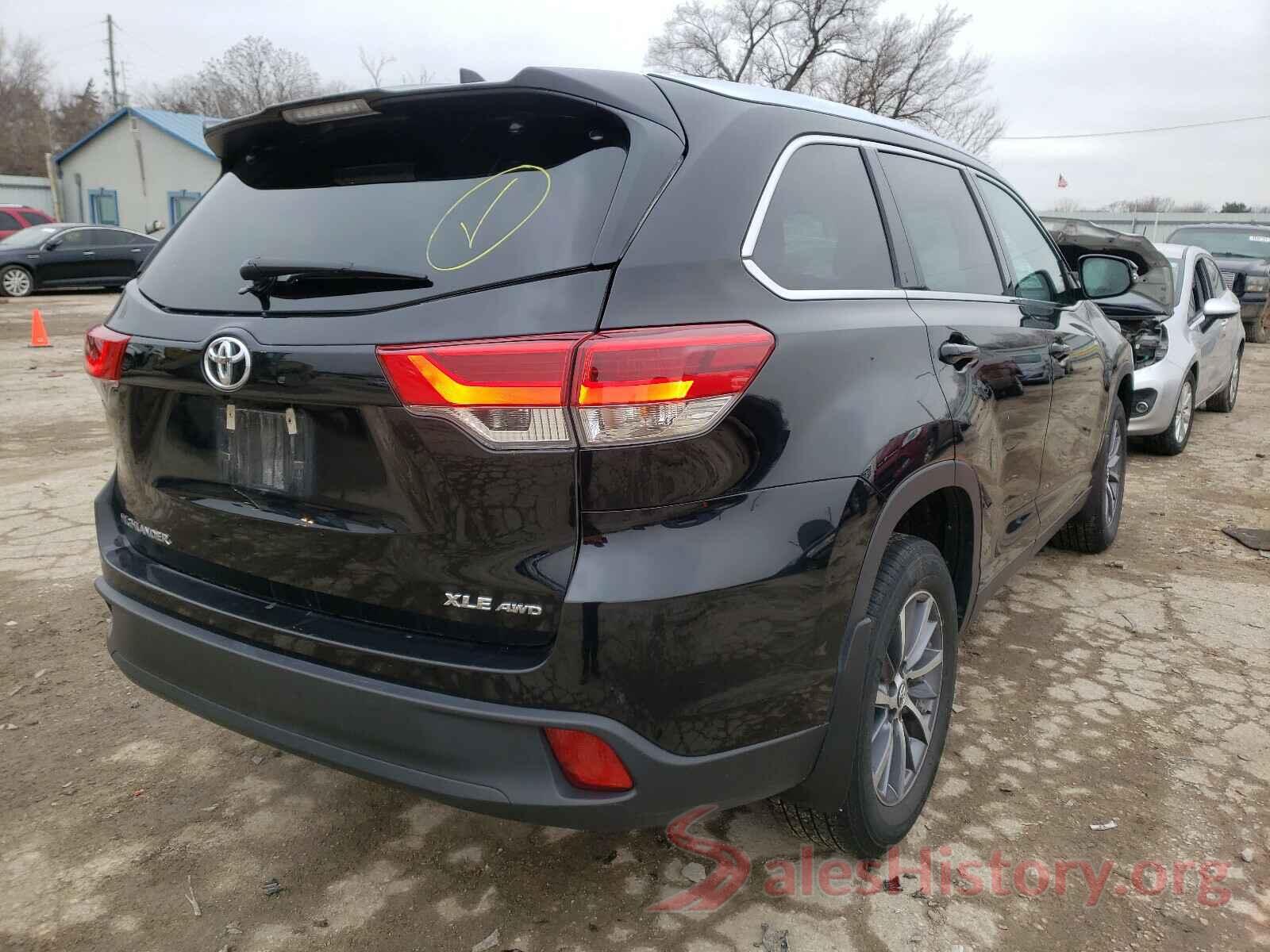 5TDJZRFH6KS581791 2019 TOYOTA HIGHLANDER