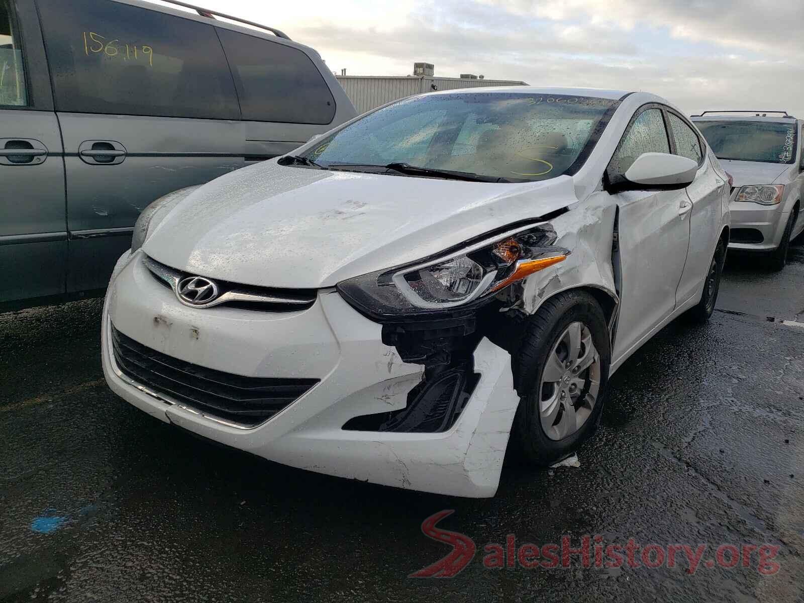 5NPDH4AE9GH780508 2016 HYUNDAI ELANTRA