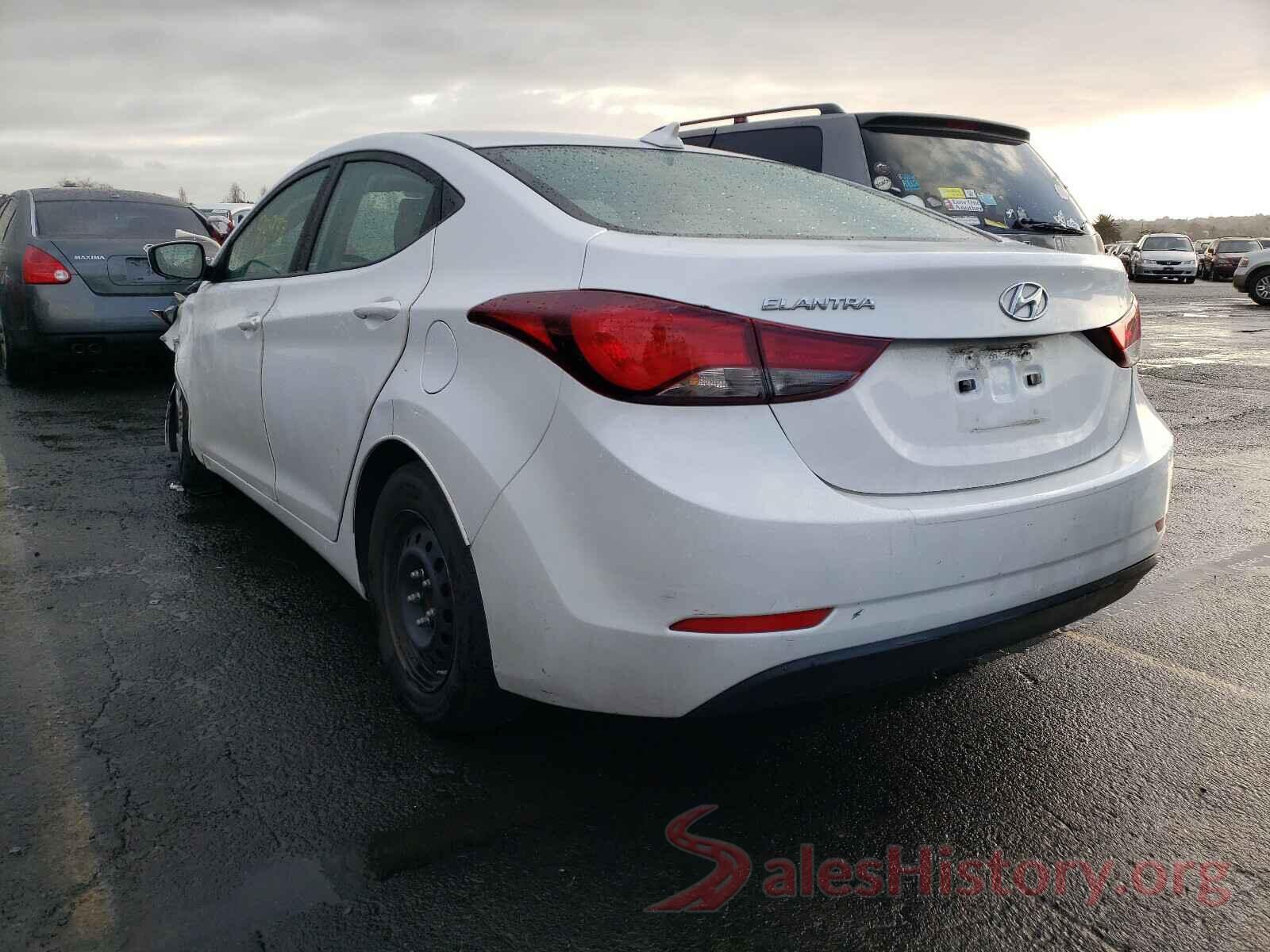 5NPDH4AE9GH780508 2016 HYUNDAI ELANTRA