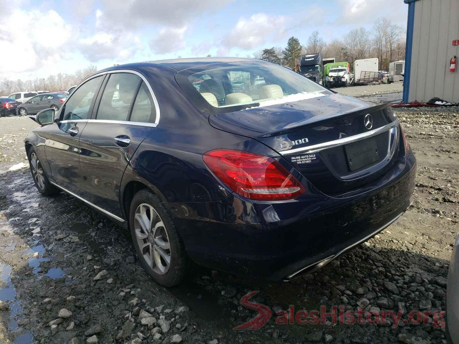 55SWF4KB3GU097445 2016 MERCEDES-BENZ C CLASS