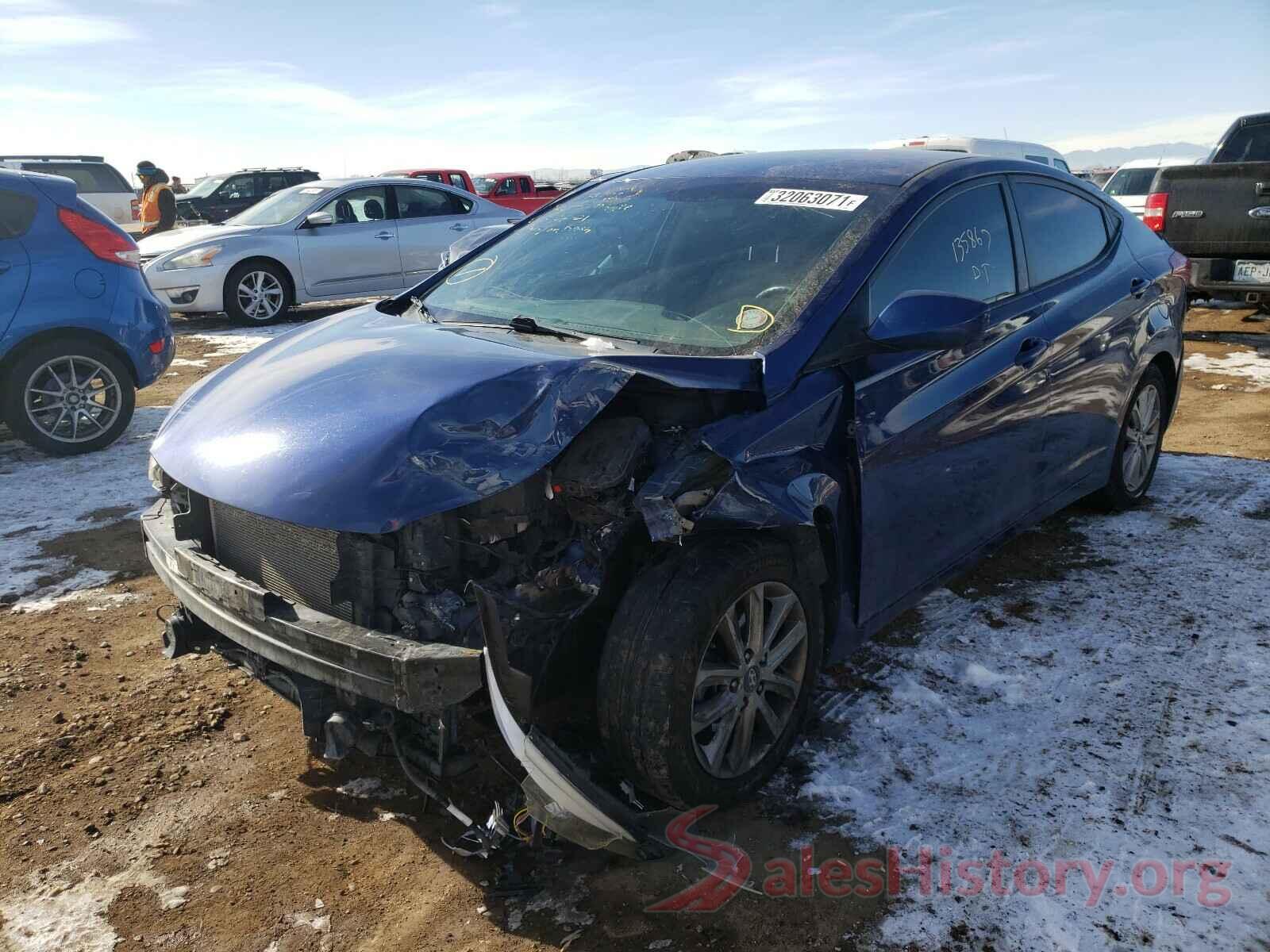 5NPDH4AE3GH704086 2016 HYUNDAI ELANTRA