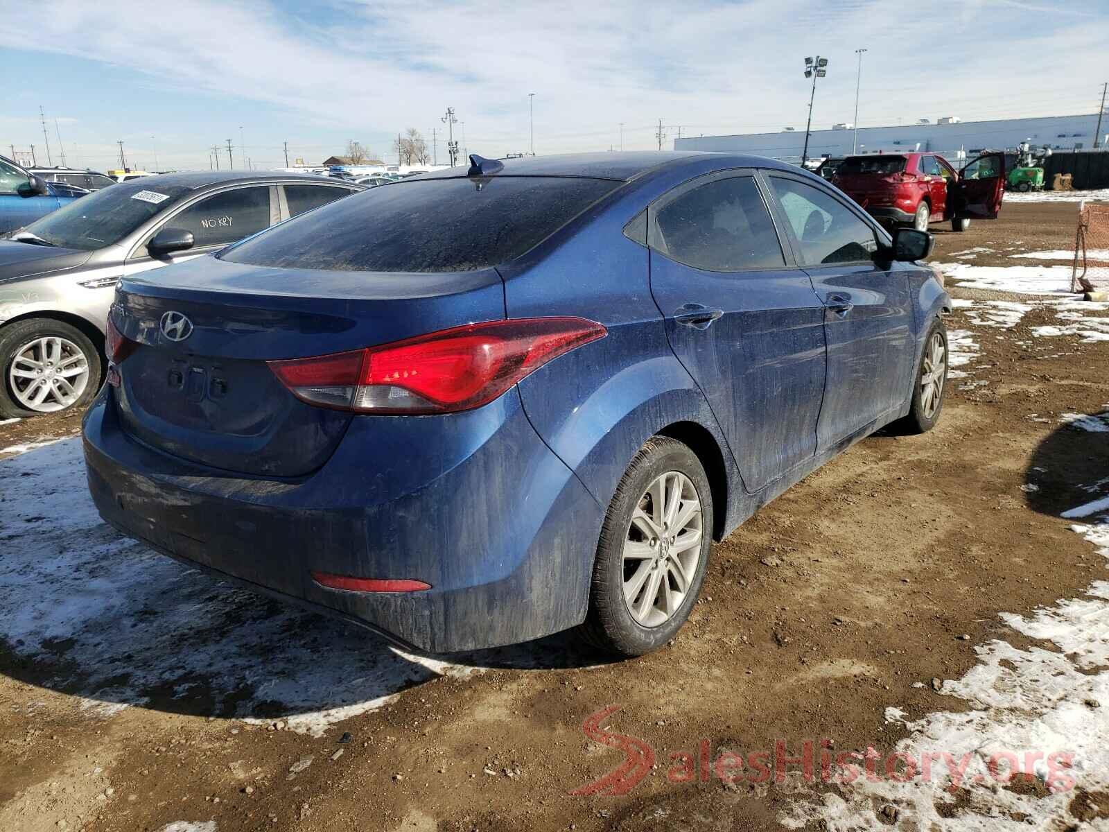 5NPDH4AE3GH704086 2016 HYUNDAI ELANTRA