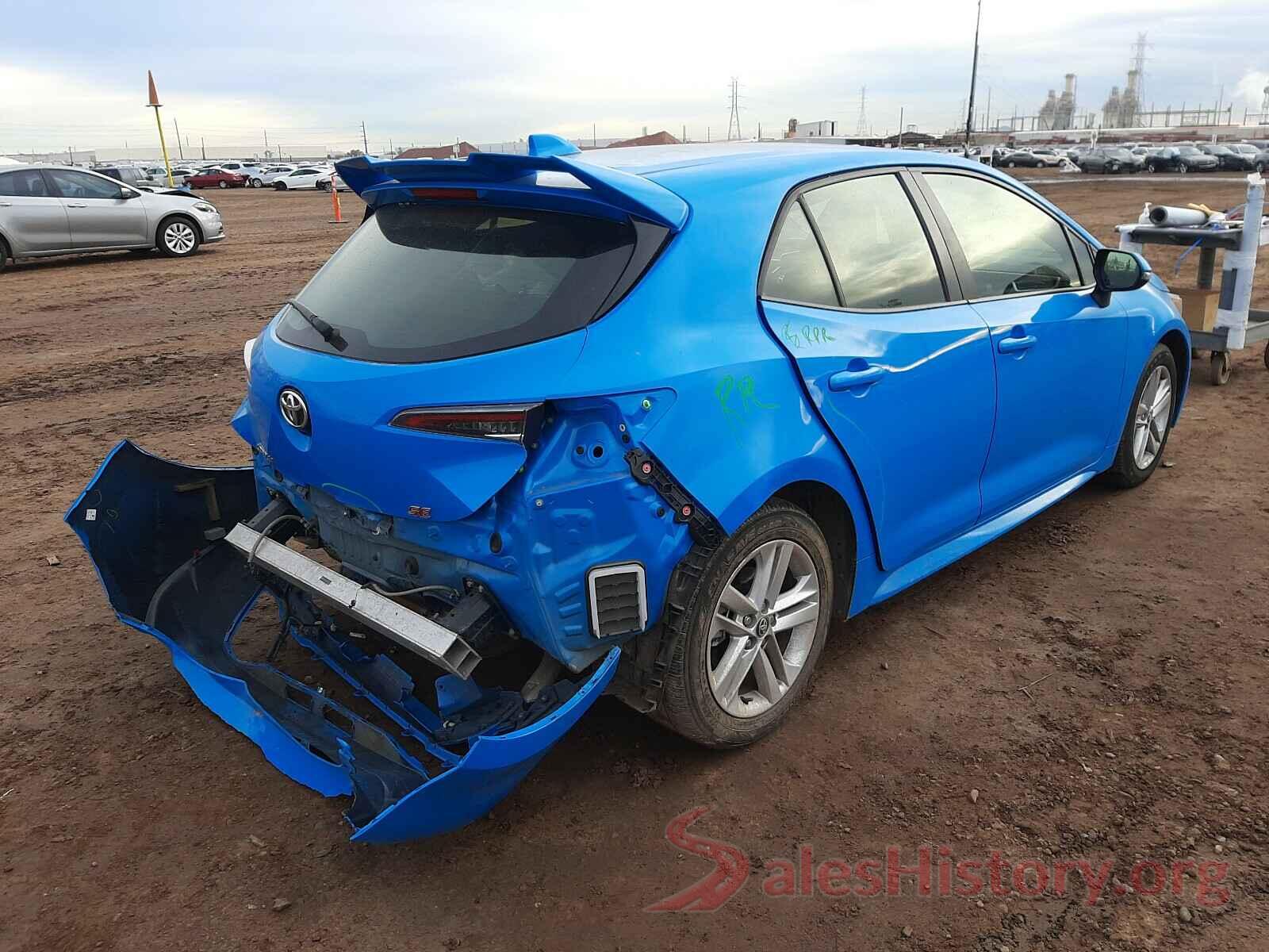 JTNK4RBE4K3005077 2019 TOYOTA COROLLA