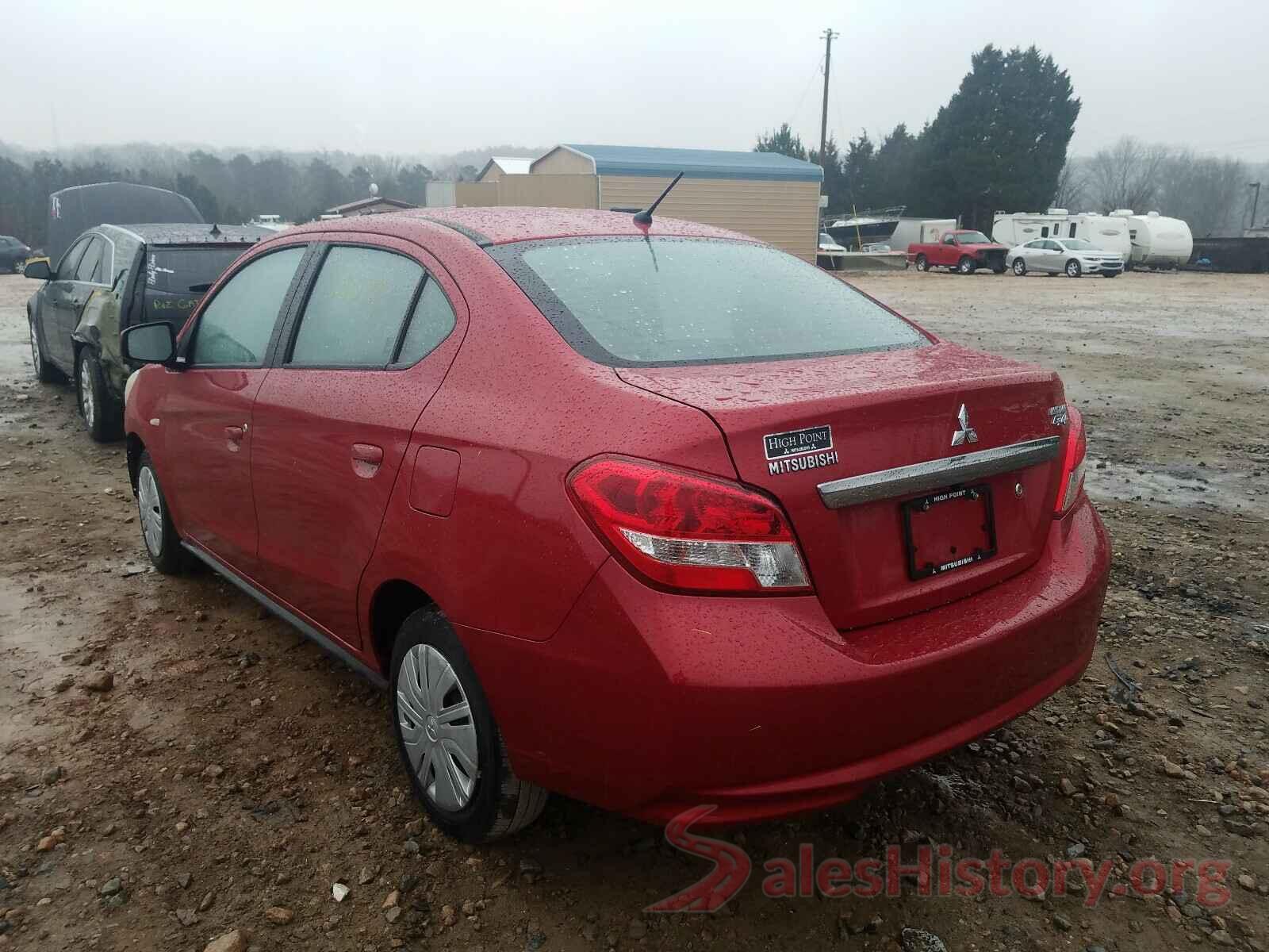 ML32F3FJ7KHF10428 2019 MITSUBISHI MIRAGE