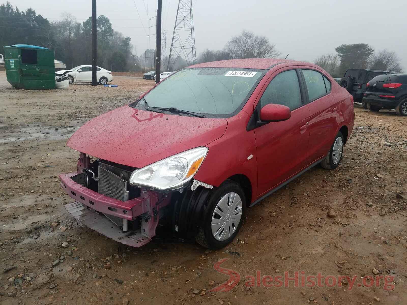 ML32F3FJ7KHF10428 2019 MITSUBISHI MIRAGE