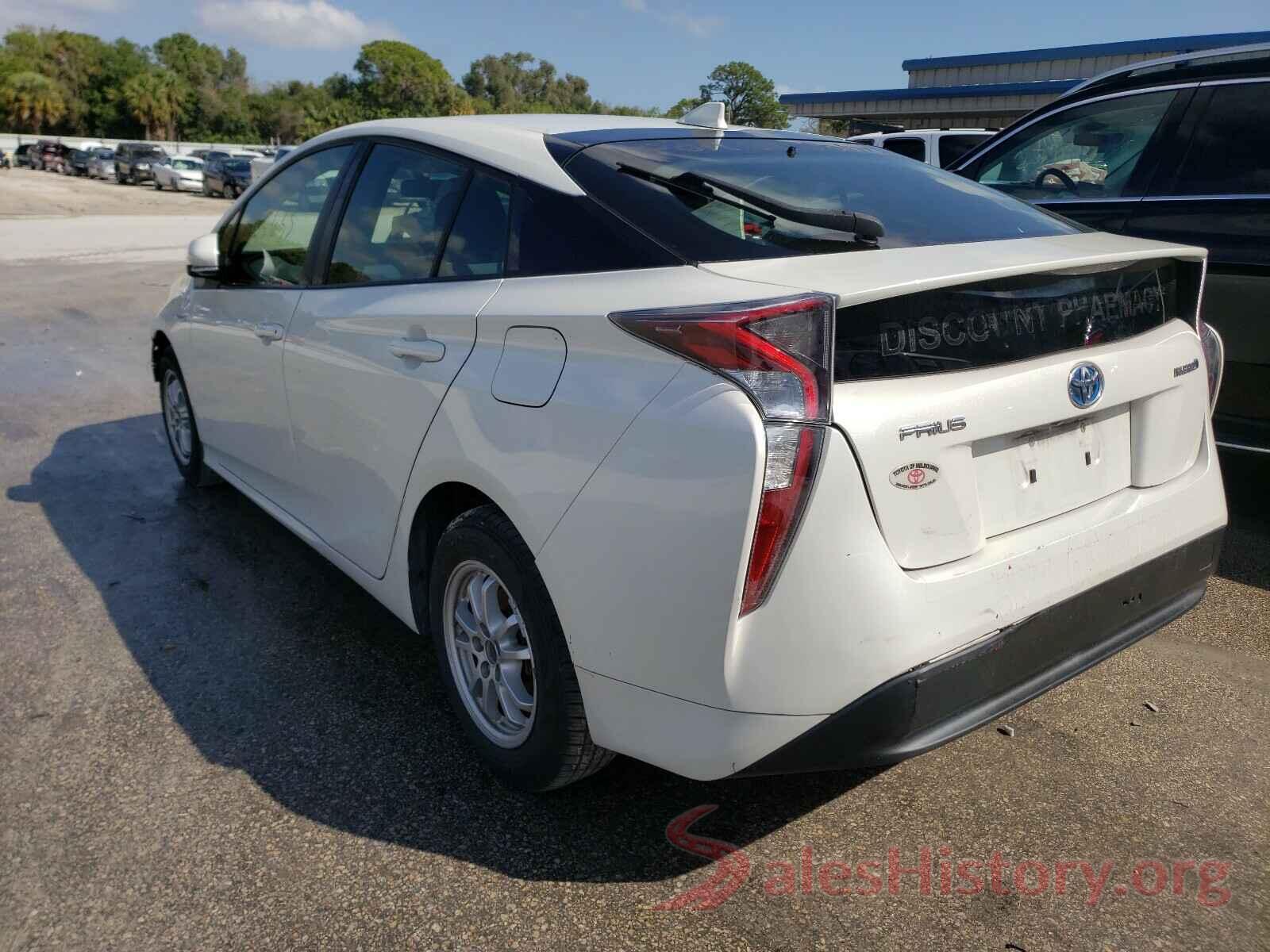 JTDKBRFU6G3022630 2016 TOYOTA PRIUS