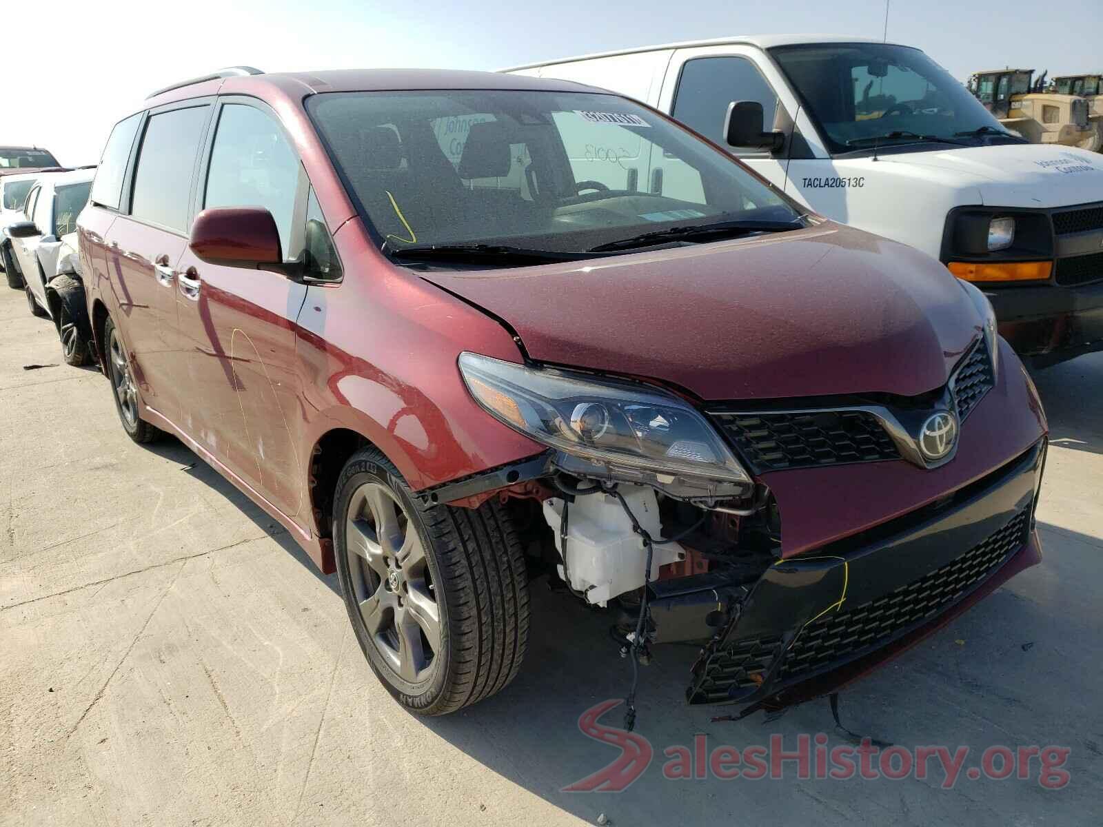 5TDXZ3DC8KS986162 2019 TOYOTA SIENNA