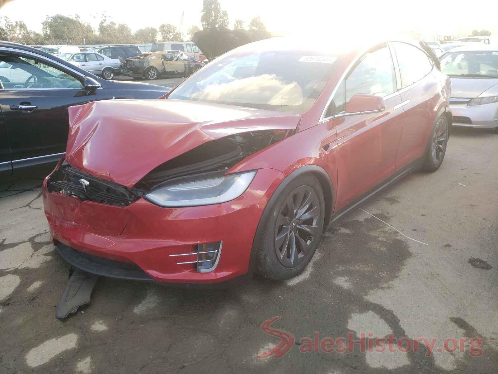 5YJXCAE2XJF091187 2018 TESLA MODEL X