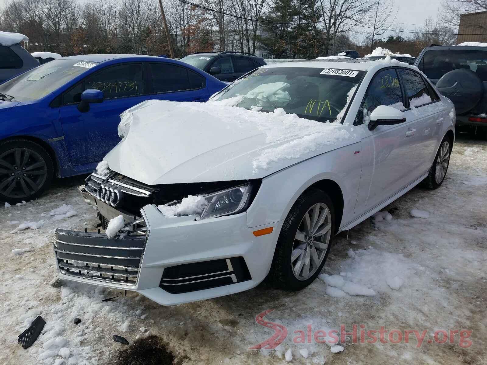 WAUDNAF42JA010444 2018 AUDI A4