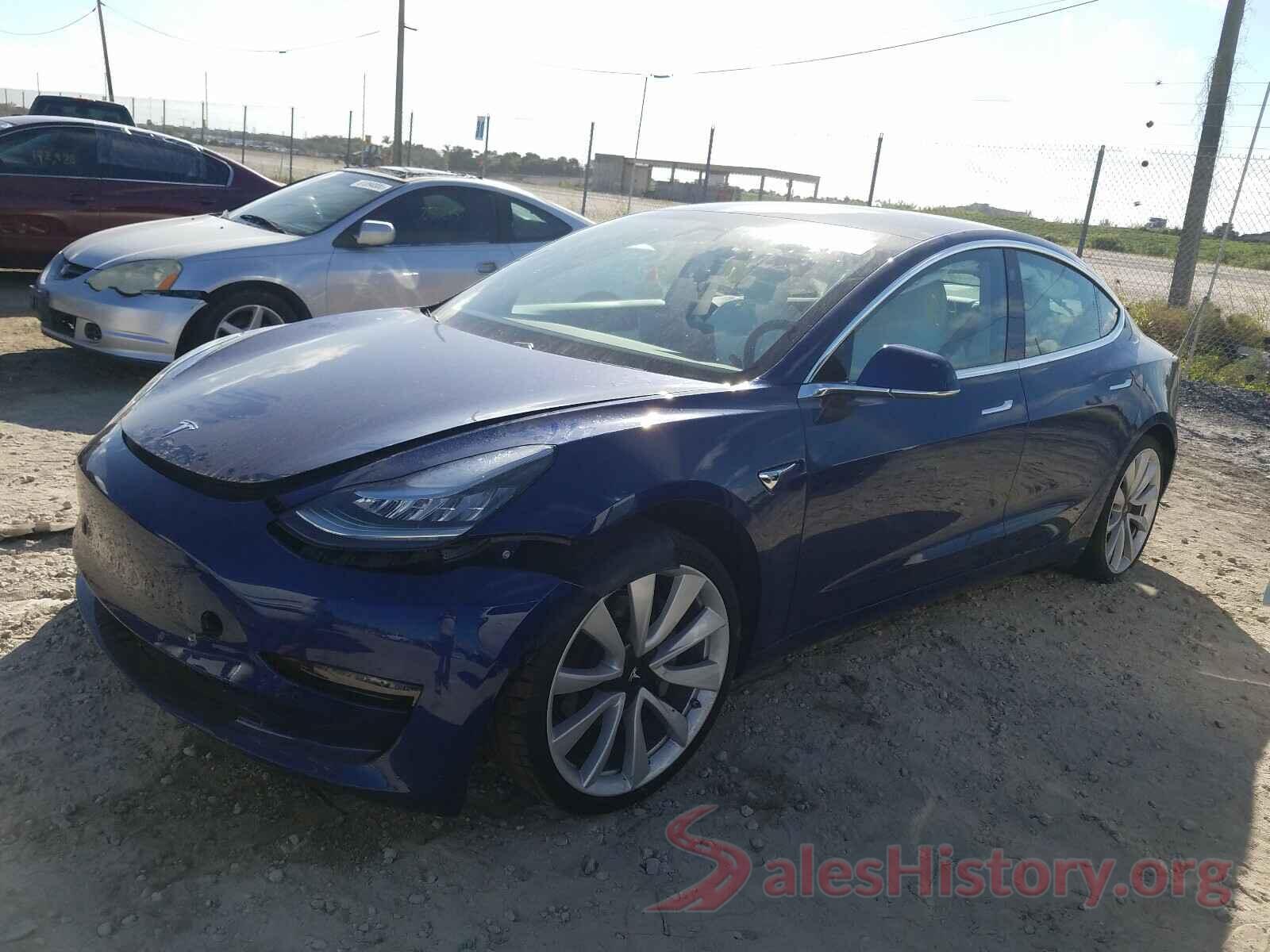 5YJ3E1EA5LF738162 2020 TESLA MODEL 3