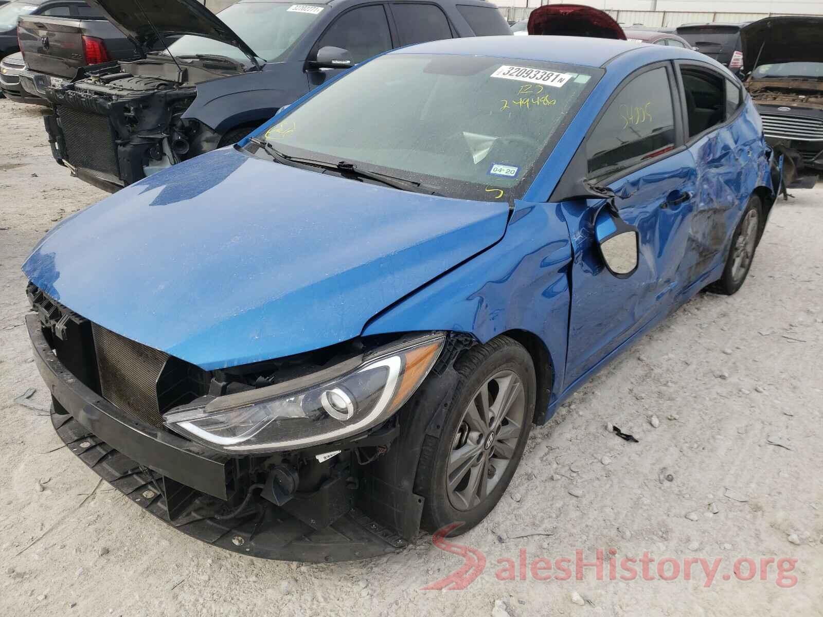 5NPD84LF4JH249486 2018 HYUNDAI ELANTRA