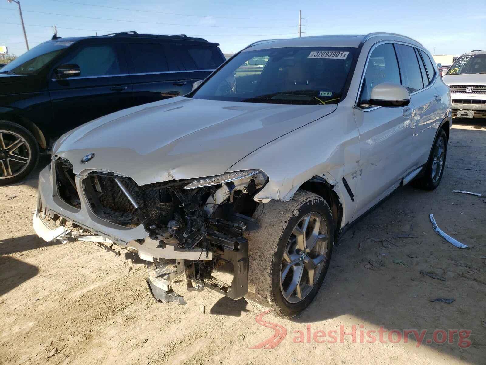 5UXTY3C02L9B28390 2020 BMW X3