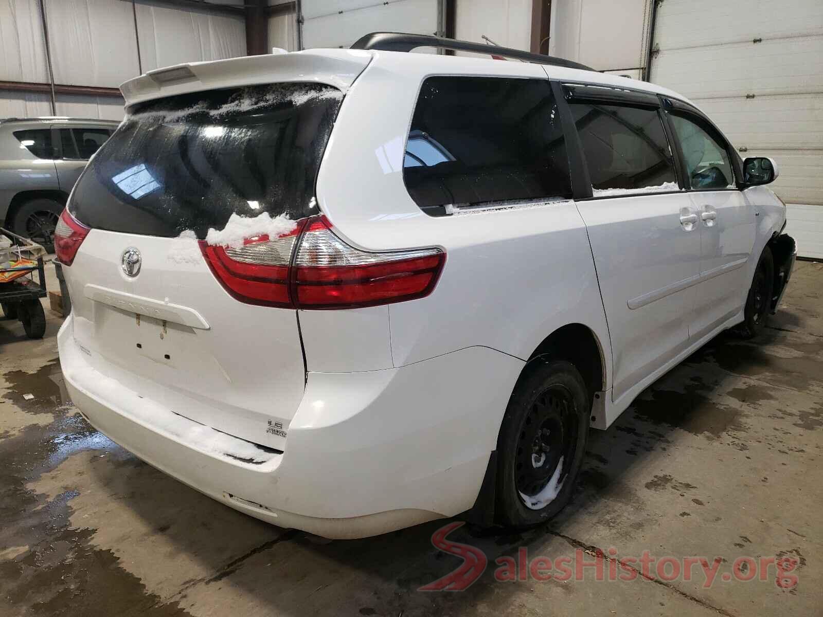 5TDJZ3DC8JS200171 2018 TOYOTA SIENNA