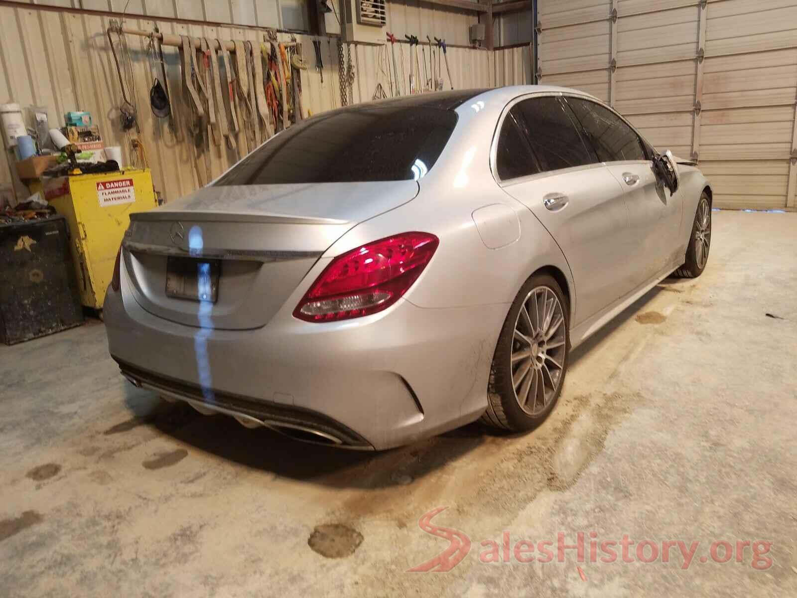 55SWF4JBXGU122617 2016 MERCEDES-BENZ C CLASS