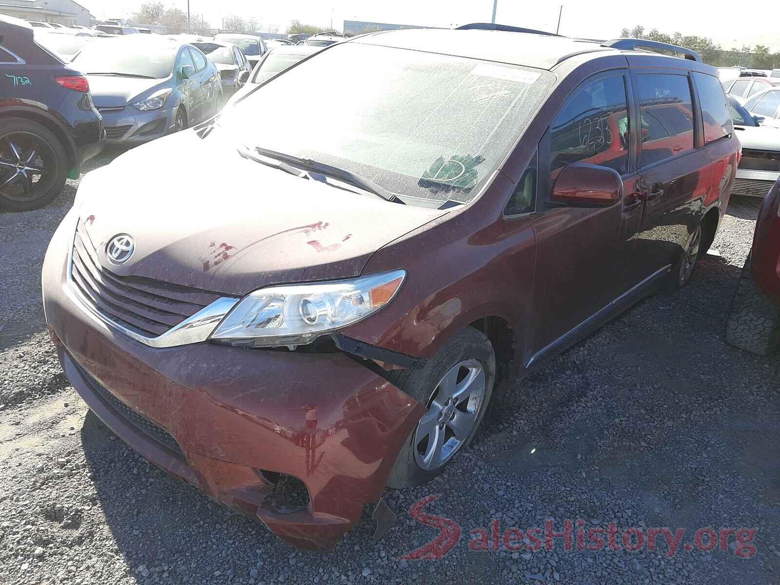 5TDKK3DC3GS702829 2016 TOYOTA SIENNA