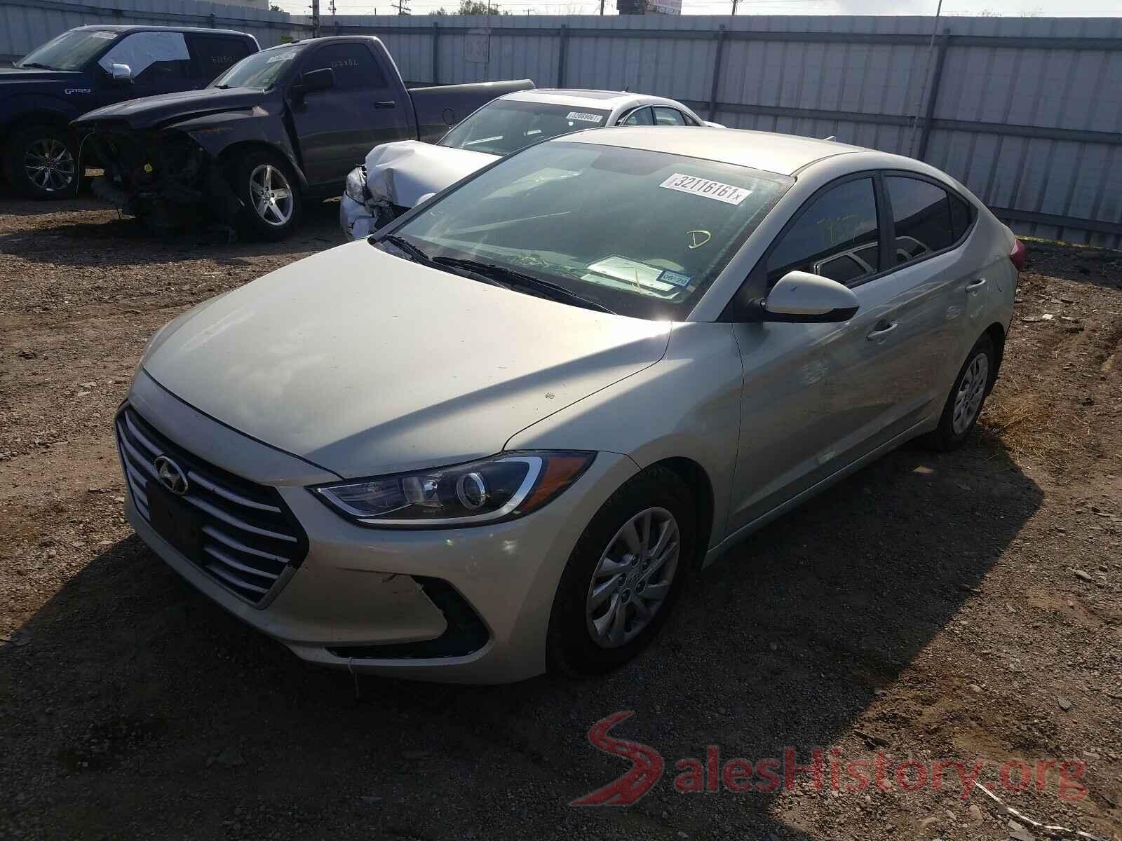 KMHD74LF5HU095594 2017 HYUNDAI ELANTRA