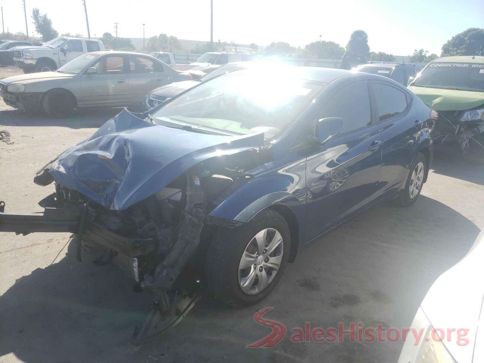 KMHDH4AE6GU607319 2016 HYUNDAI ELANTRA