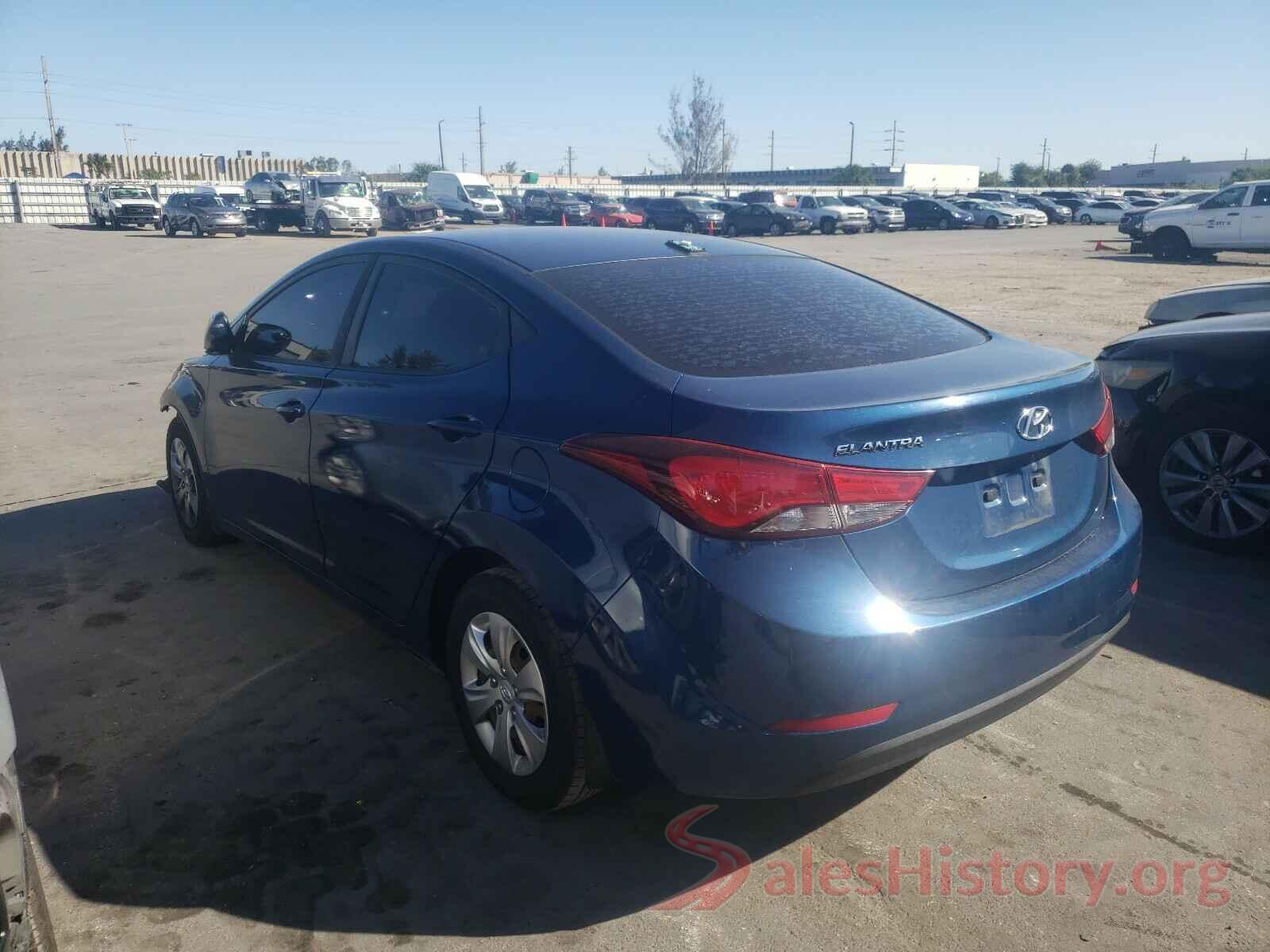 KMHDH4AE6GU607319 2016 HYUNDAI ELANTRA