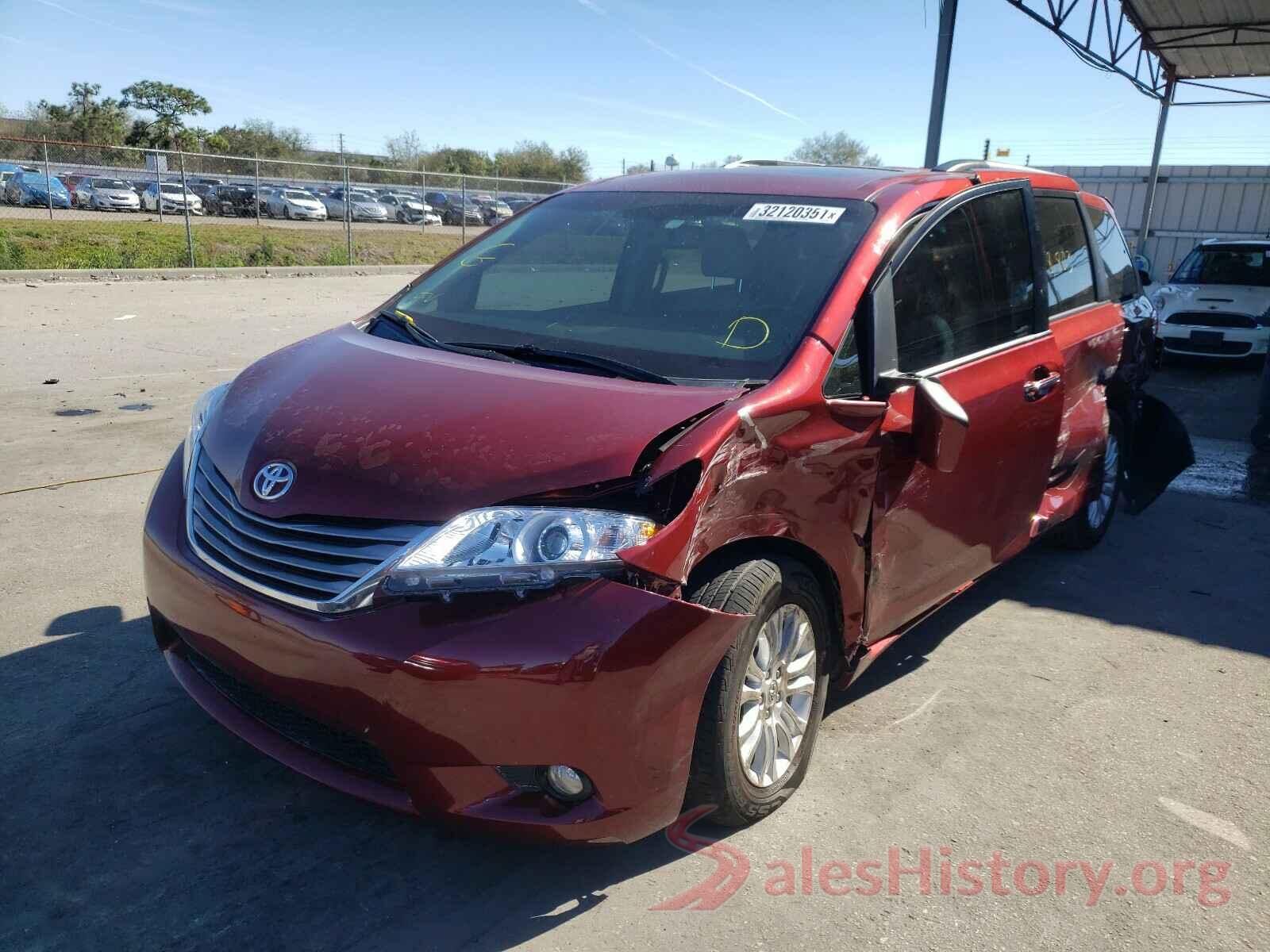 5TDYZ3DC0HS887512 2017 TOYOTA SIENNA