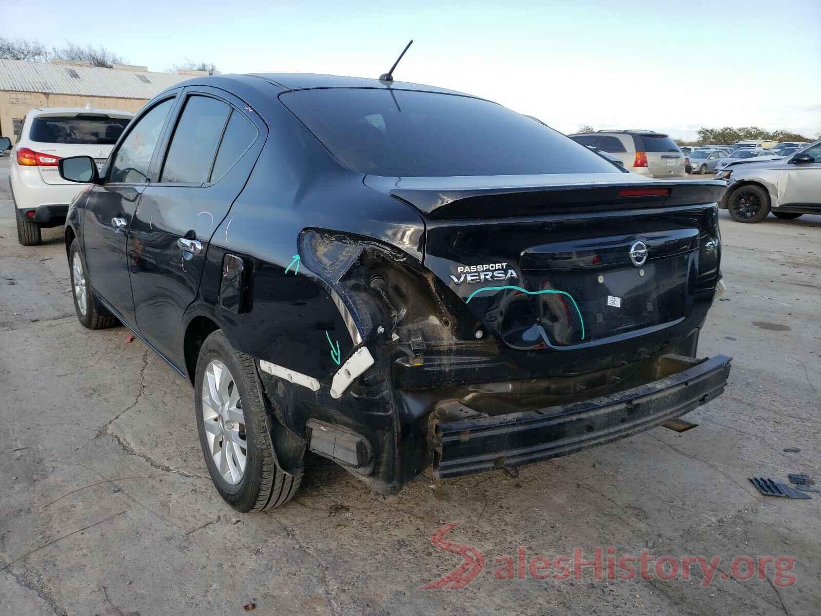 3N1CN7APXGL918275 2016 NISSAN VERSA