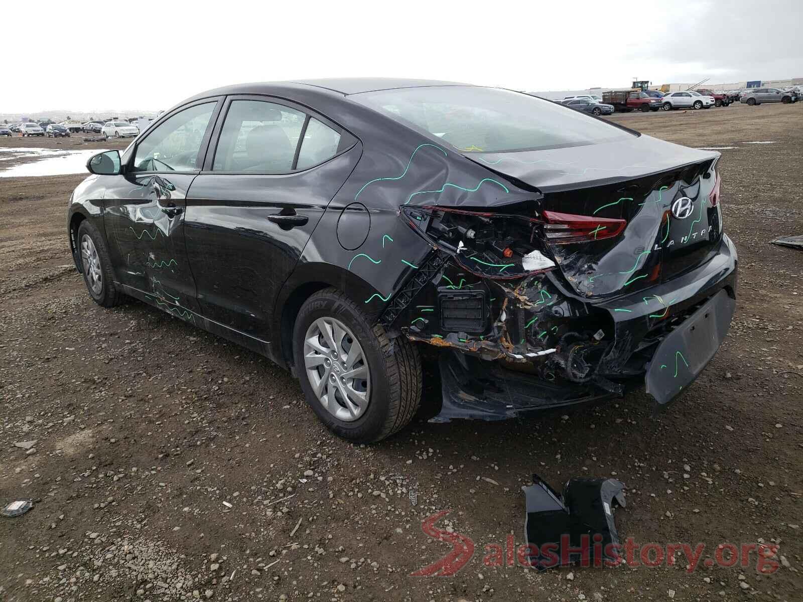 KMHD74LF3KU791460 2019 HYUNDAI ELANTRA