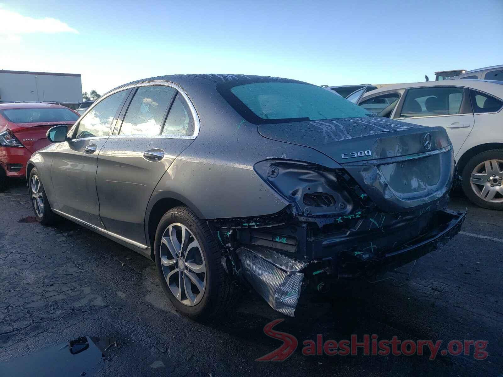 55SWF4JB8HU190657 2017 MERCEDES-BENZ C CLASS